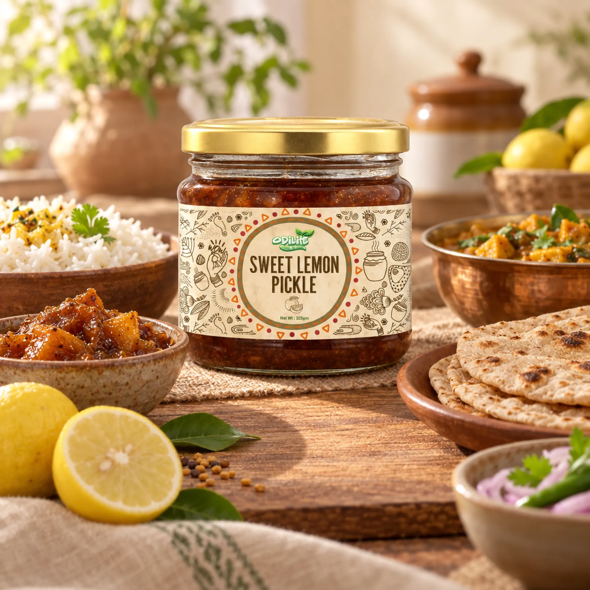 Sweet Lemon Pickle Home Made 325 gm (Jain Recipe) – image 5