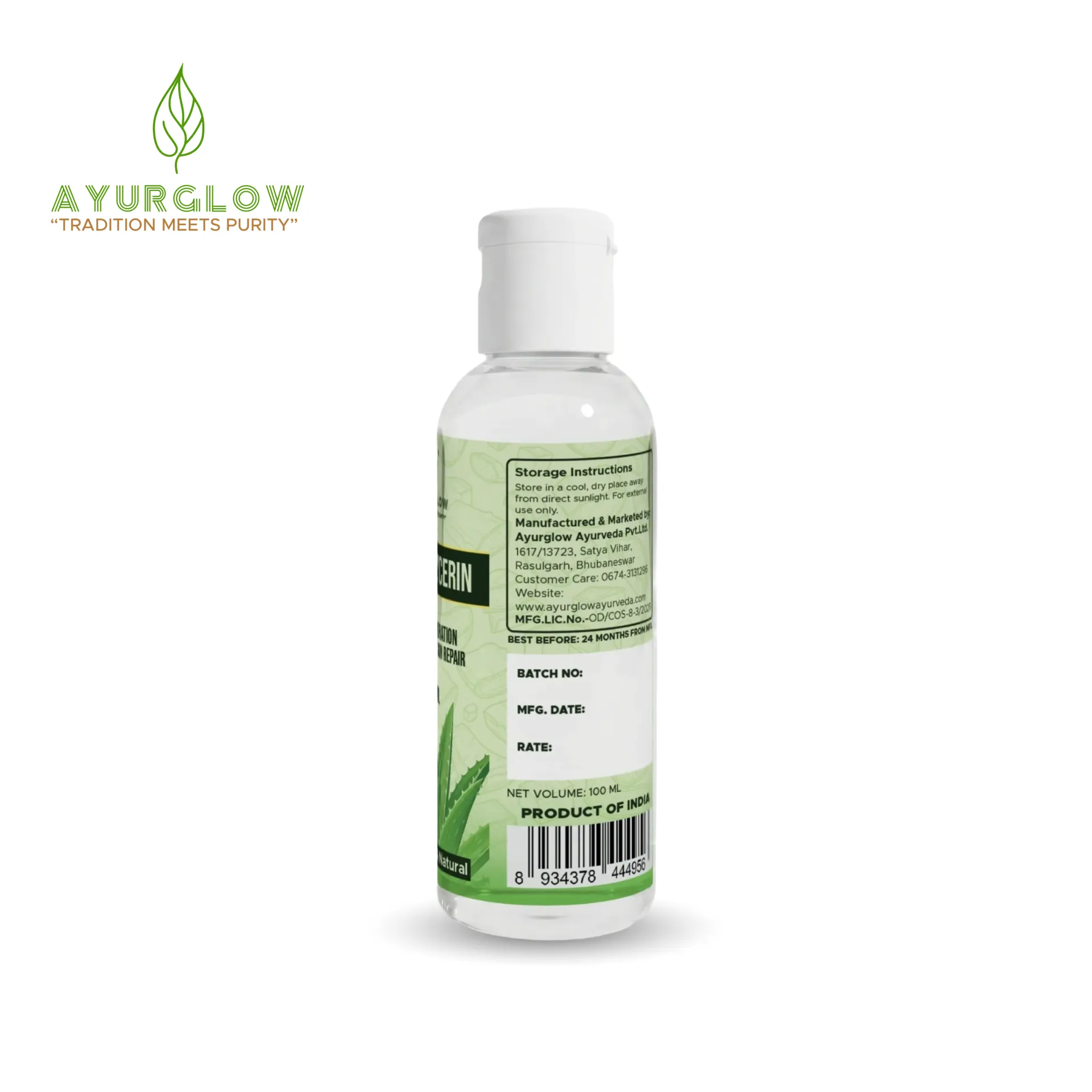 AyurGlow Glycerine with Aloe Vera Extract – Deep Hydration & Natural Skin Nourishment – image 4