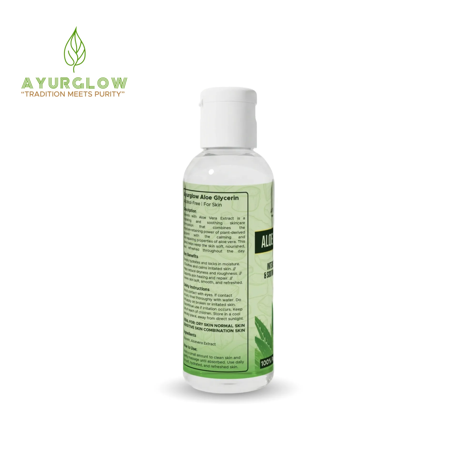 AyurGlow Glycerine with Aloe Vera Extract – Deep Hydration & Natural Skin Nourishment – image 5