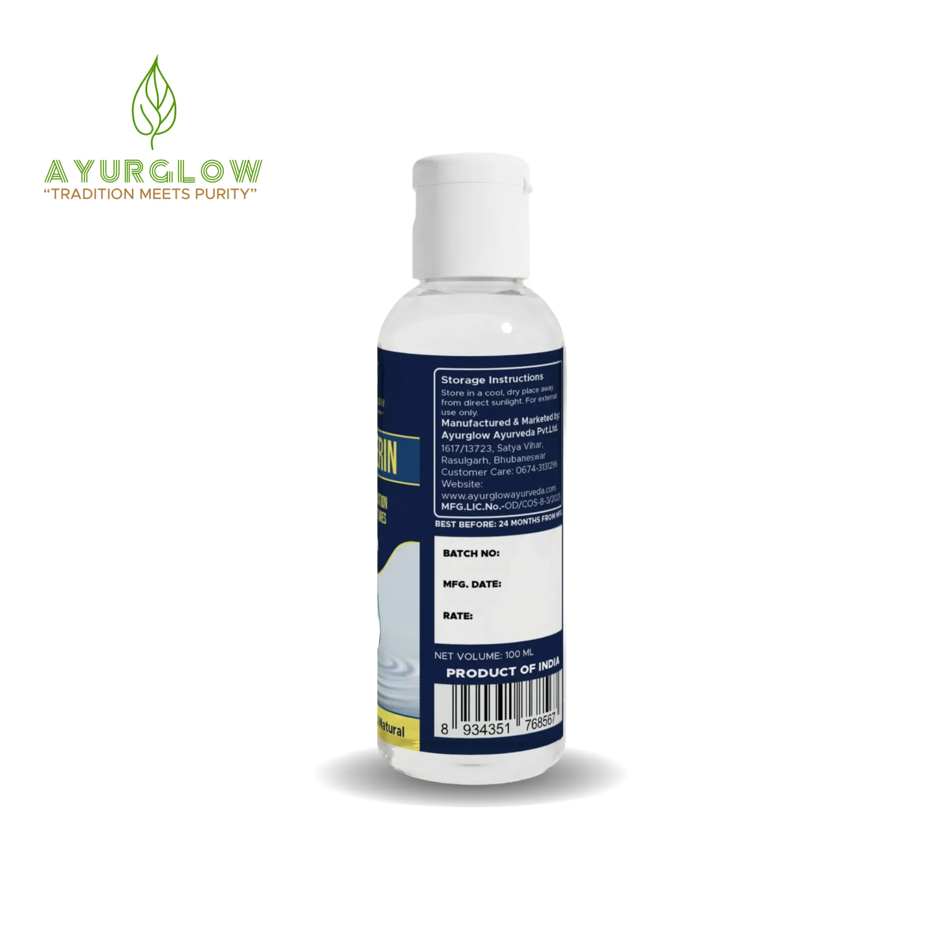 AyurGlow Natural Glycerin – Pure Moisture for Soft & Healthy Skin – image 3