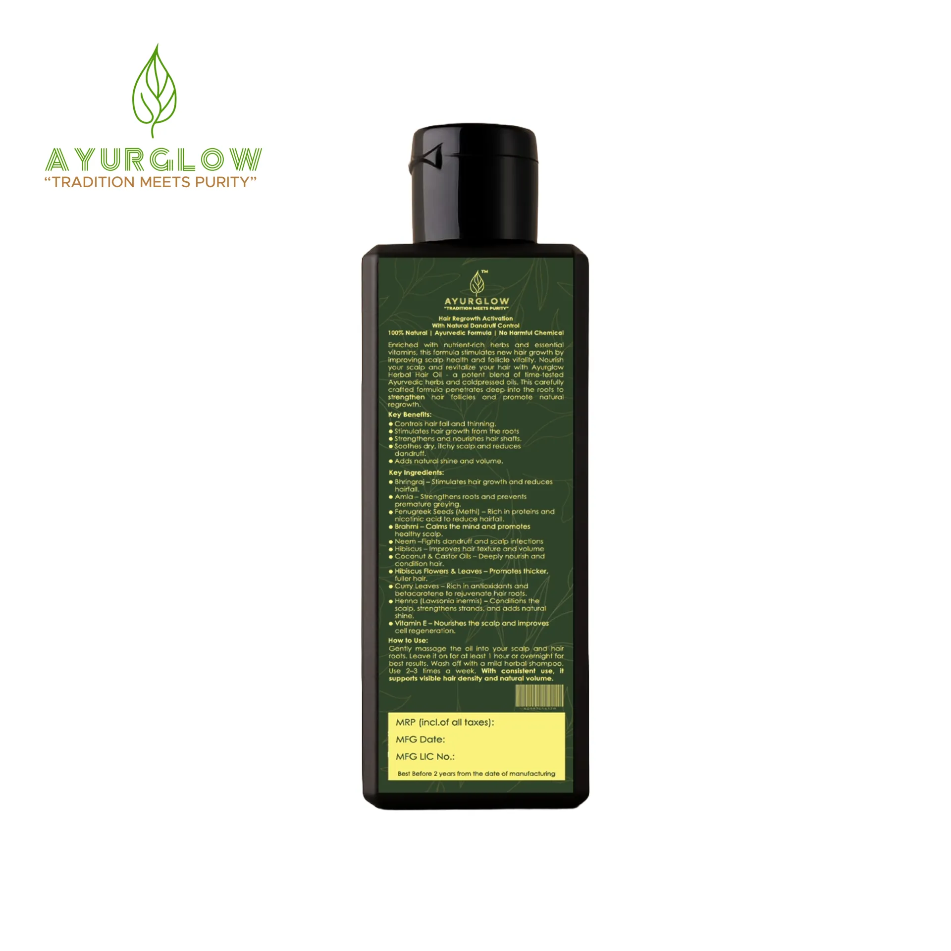 Ayurglow Herbal Regrowth Hair Oil – image 4