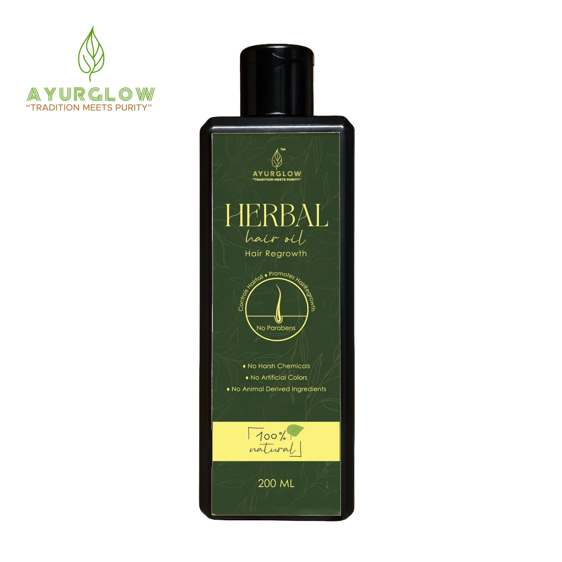 Ayurglow Herbal Regrowth Hair Oil – image 2